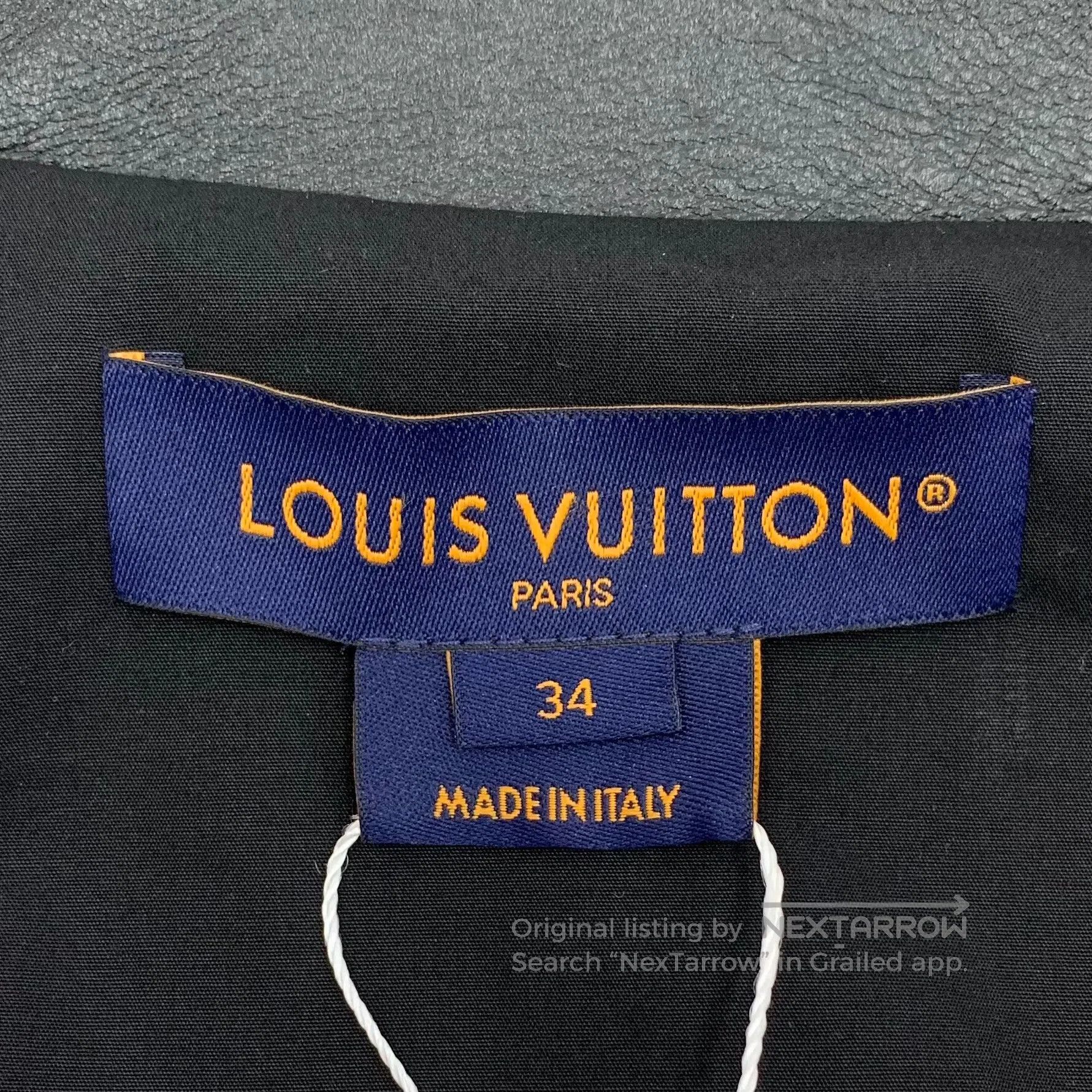 Louis Vuitton Louis Vuitton Black Lapel Sheepskin Long Sleeve Knit Patch Size XXS / US 00 / IT 34 - 5 Thumbnail