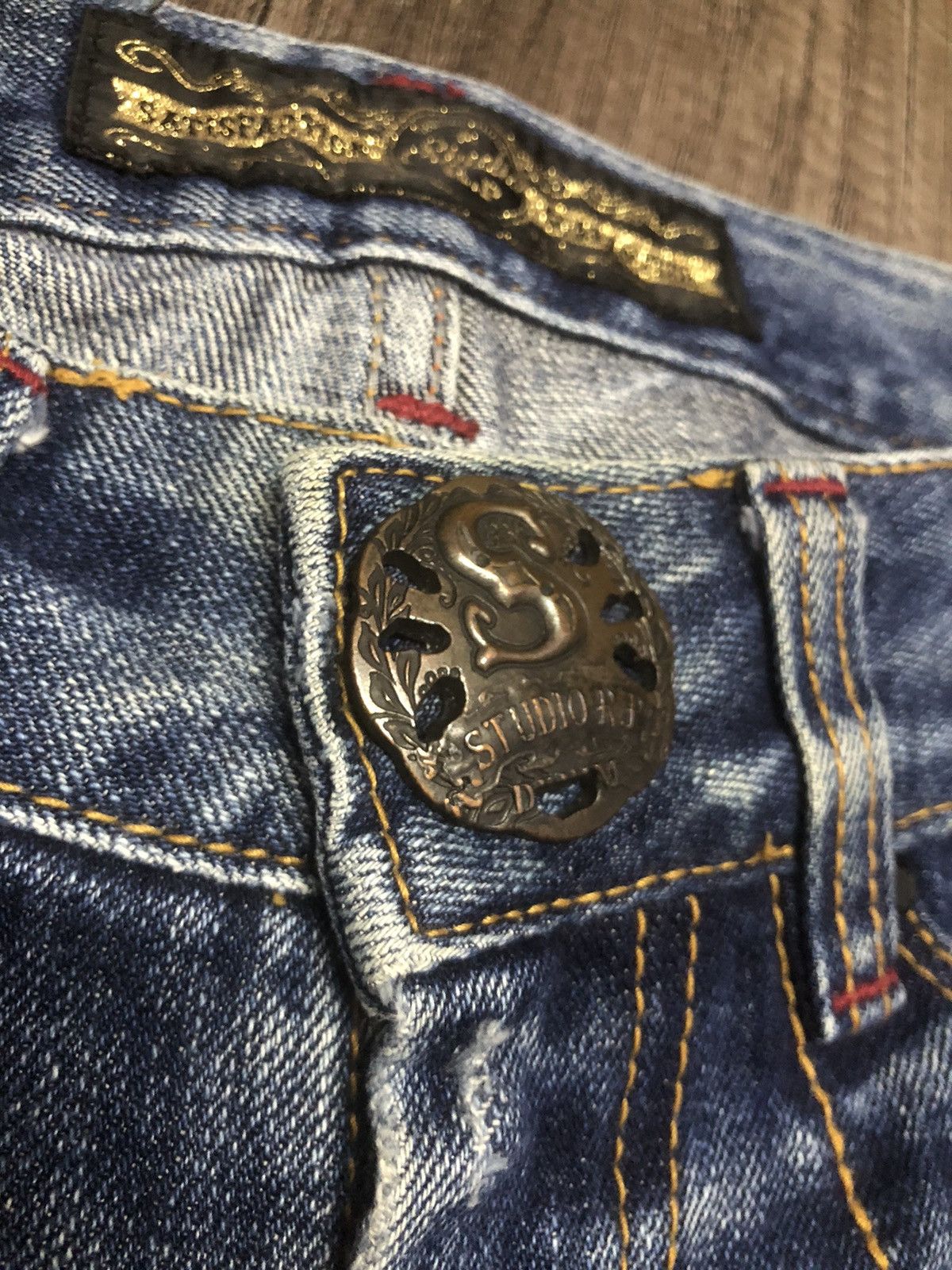 Japanese Brand VINTAGE STUDIO R.P DENIM & CO x RED PEPPER ( UNISEX) Size US 29 - 14 Thumbnail