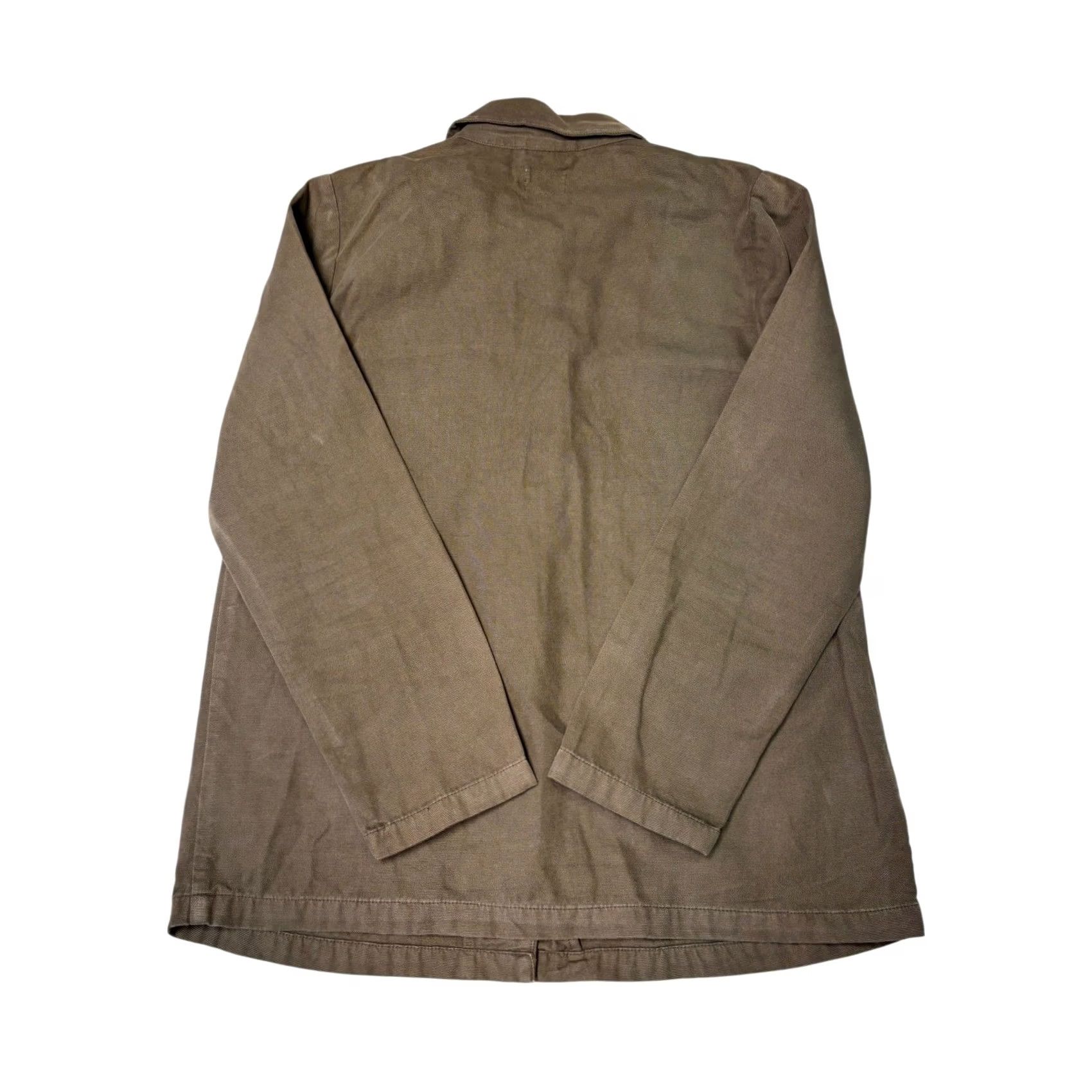 Marine Layer Marine Layer Mens Utility Jacket Workwear Canvas Olive Green XSmall Mens Jacket Cotton Button-Down Pockets Casual, Workwear 90s Navy? Size US XS / EU 42 / 0 - 5 Thumbnail