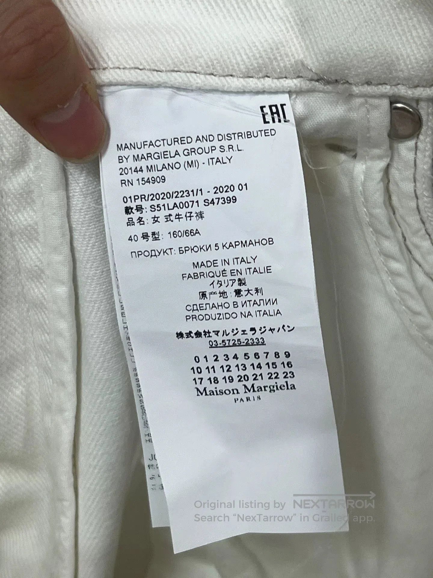 Maison Margiela Maison Margiela Pocket Jeans. Size US 40 / EU 56 - 4 Thumbnail