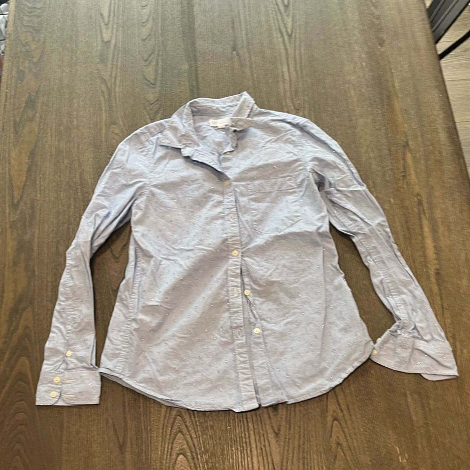 Gap Gap Fitted Boyfriend Shirt CottonButton Up Collared Size S Size S / US 4 / IT 40 - 1 Thumbnail