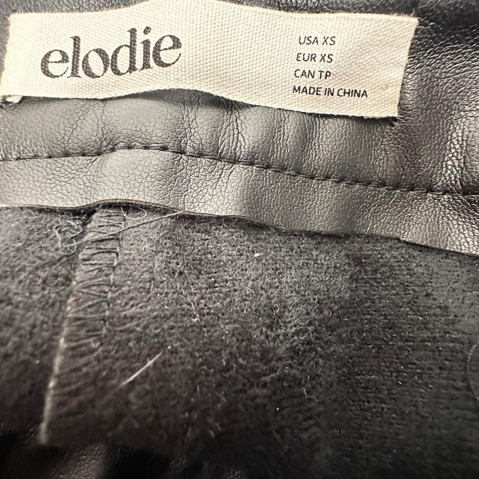 & Other Stories Elodie Size XS Black Leather Pants Size 26" / US 2 / IT 38 - 4 Thumbnail