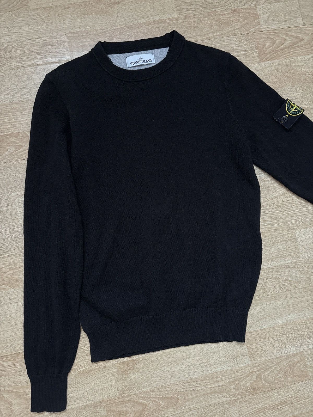 Stone Island Stone Island Light Cotton Sweater Black Size US L / EU 52-54 / 3 - 3 Thumbnail
