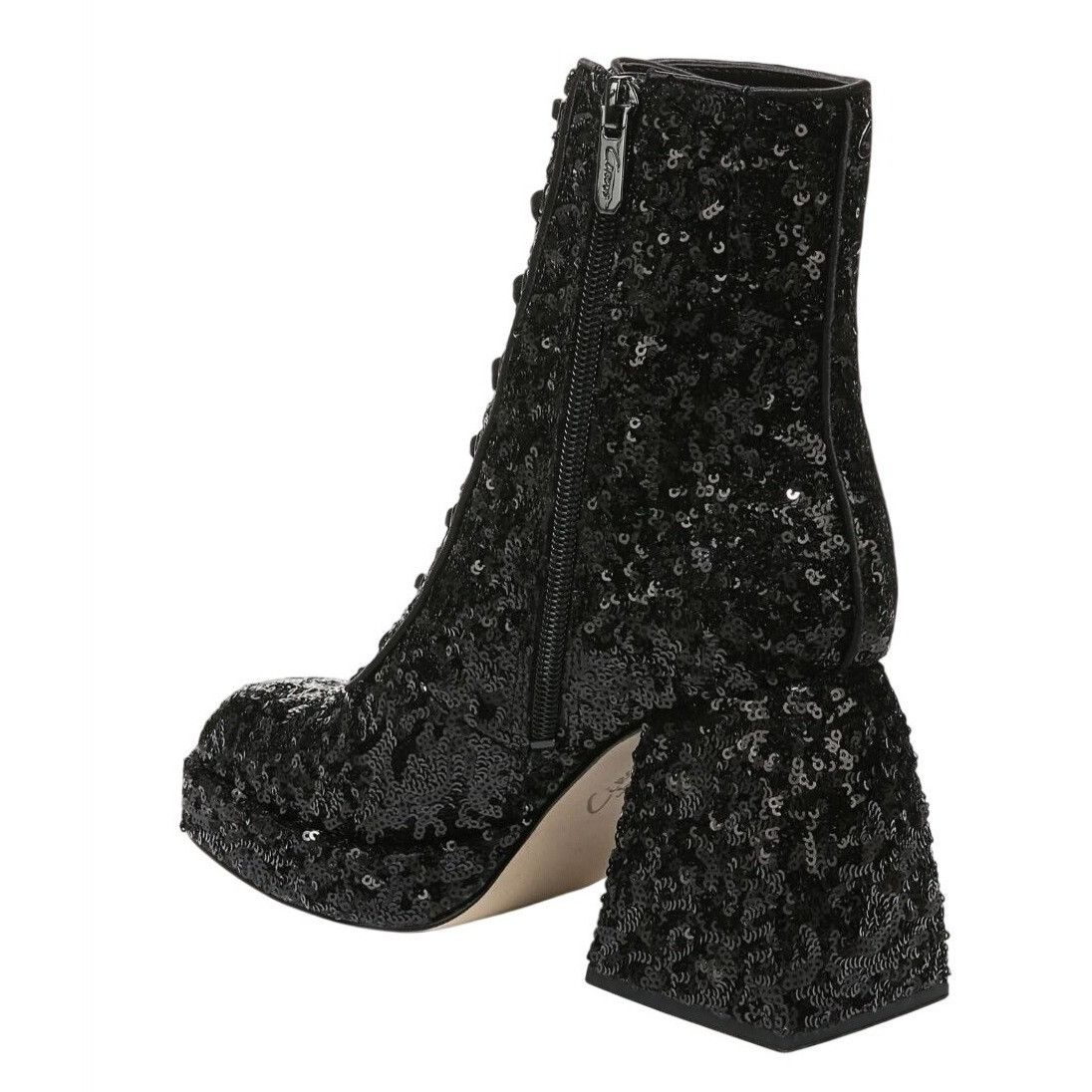 Other CIRCUS BY SAM EDELMAN / Kia Sequin / Black / Lace-Up & Zippe Size US 7 / IT 37 - 3 Thumbnail