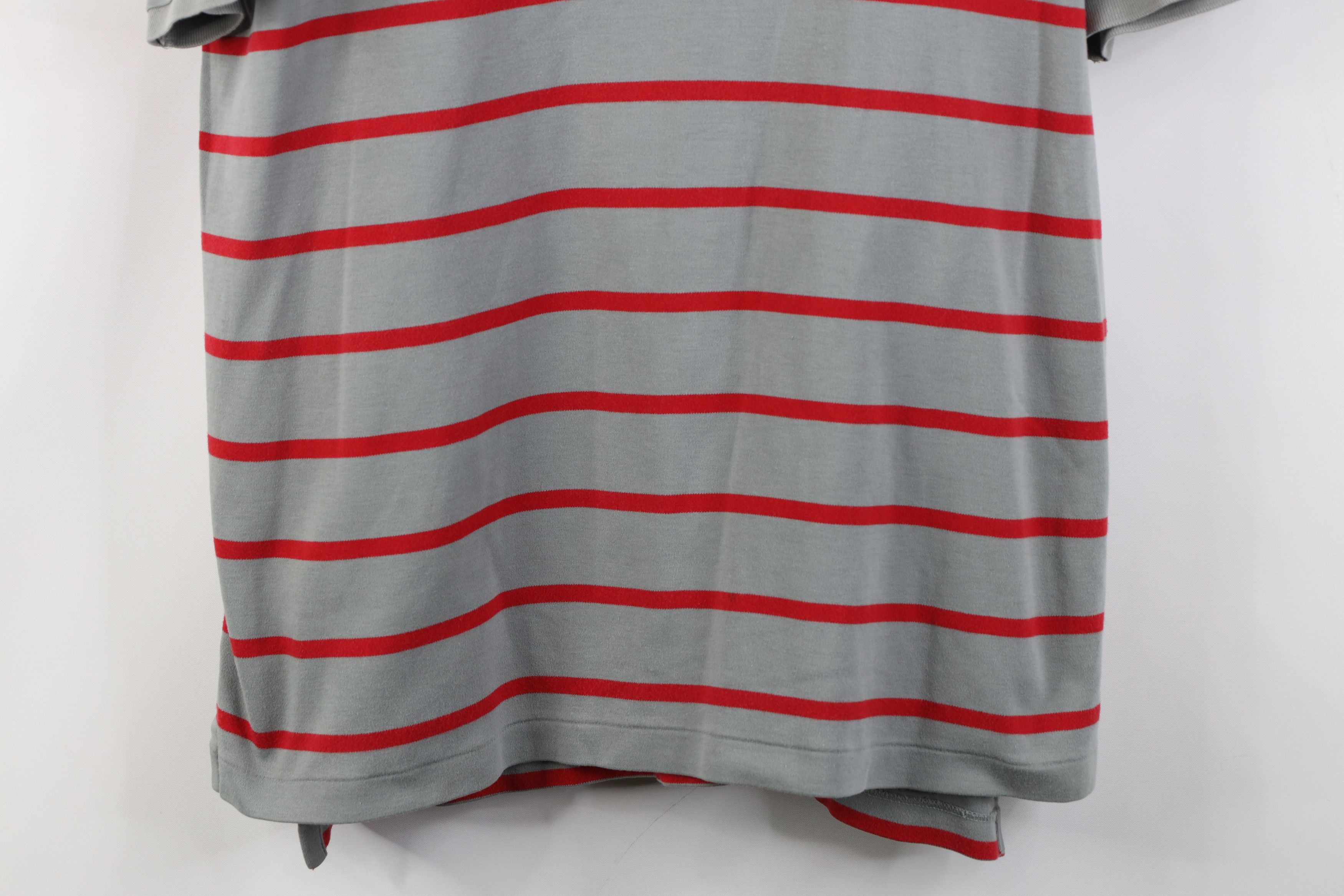 Ralph Lauren Vintage Y2K Ralph Lauren Cotton Knit Striped Golf Polo Shirt Size US L / EU 52-54 / 3 - 3 Thumbnail