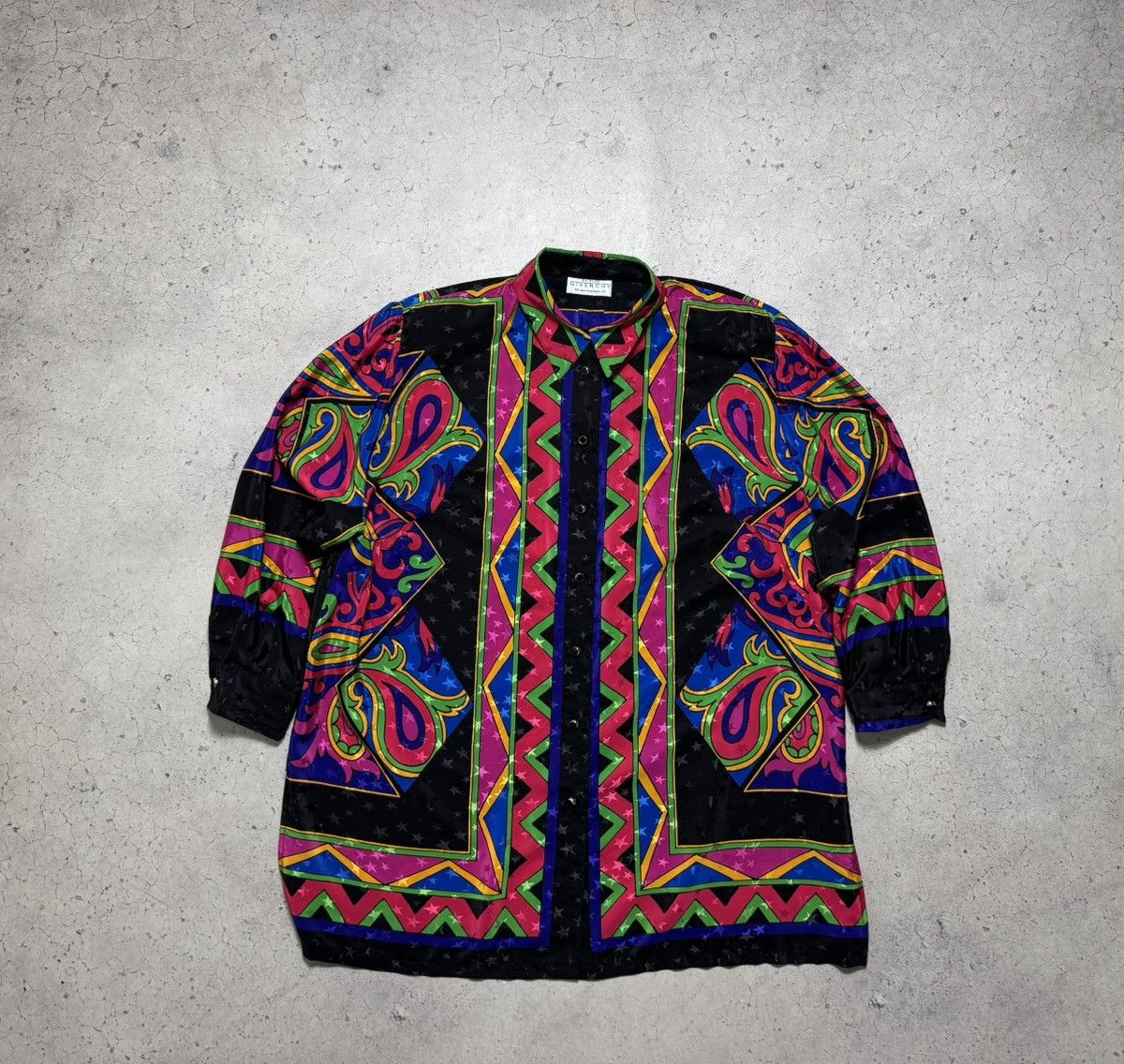 Givenchy Givenchy En Plus Vintage 80’s Luxury Button Up Shirt Size US XXL / EU 58 / 5 - 1 Thumbnail