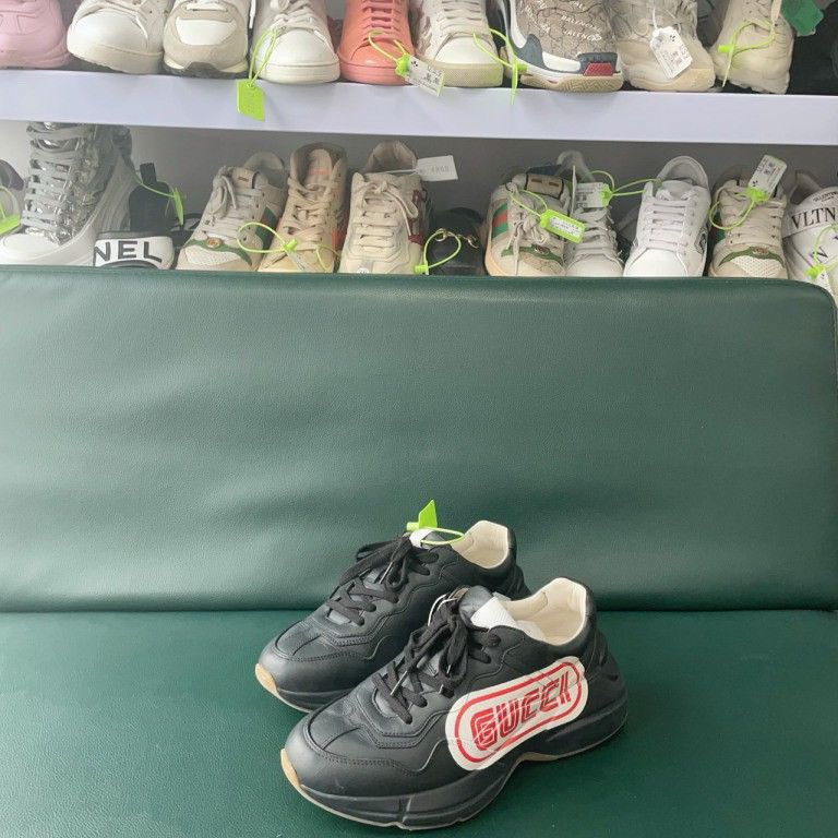 Gucci Gucci Rhyton Colorblock Low-top Casual Sneakers 0079 Size US 6.5 / EU 39-40 - 1 Thumbnail