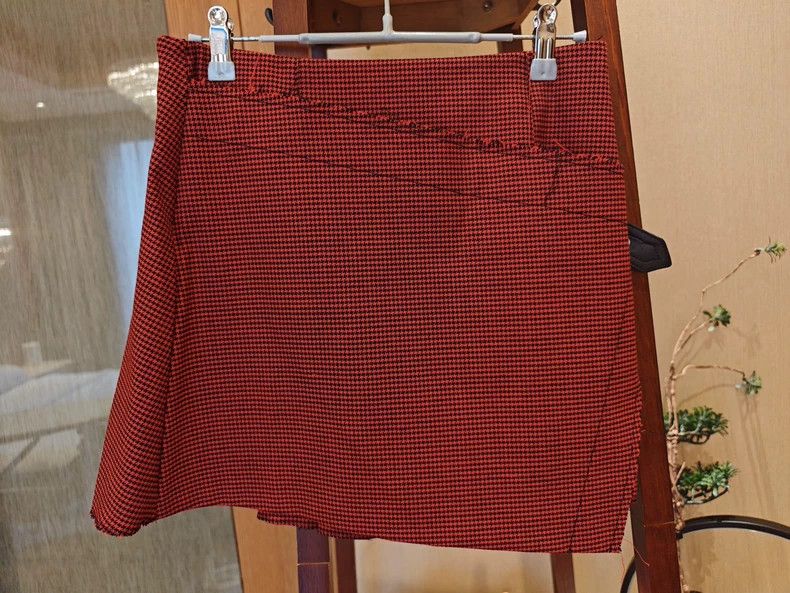 Helmut Lang HELMUT LANG size0 Red checkered dress Size 26" / US 2 / IT 38 - 3 Thumbnail