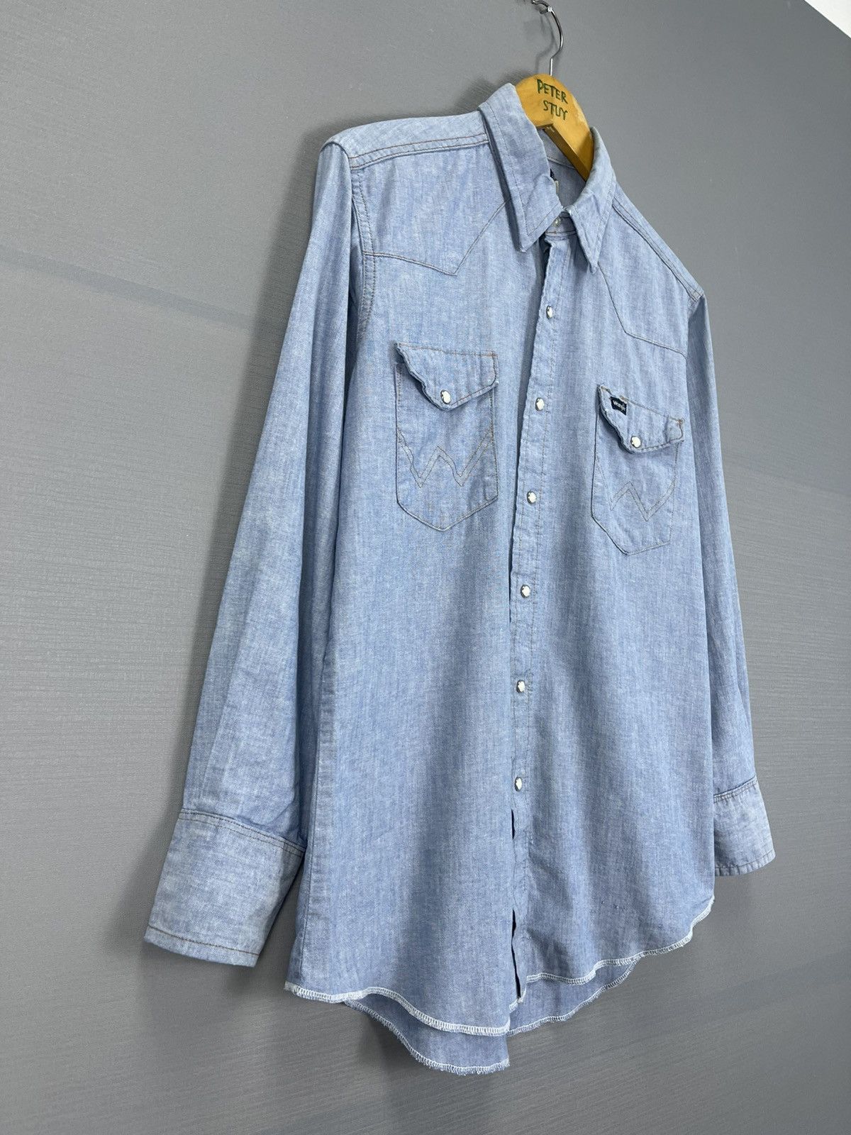 Wrangler Vintage Wrangler Western button shirt Size US XL / EU 56 / 4 - 4 Thumbnail