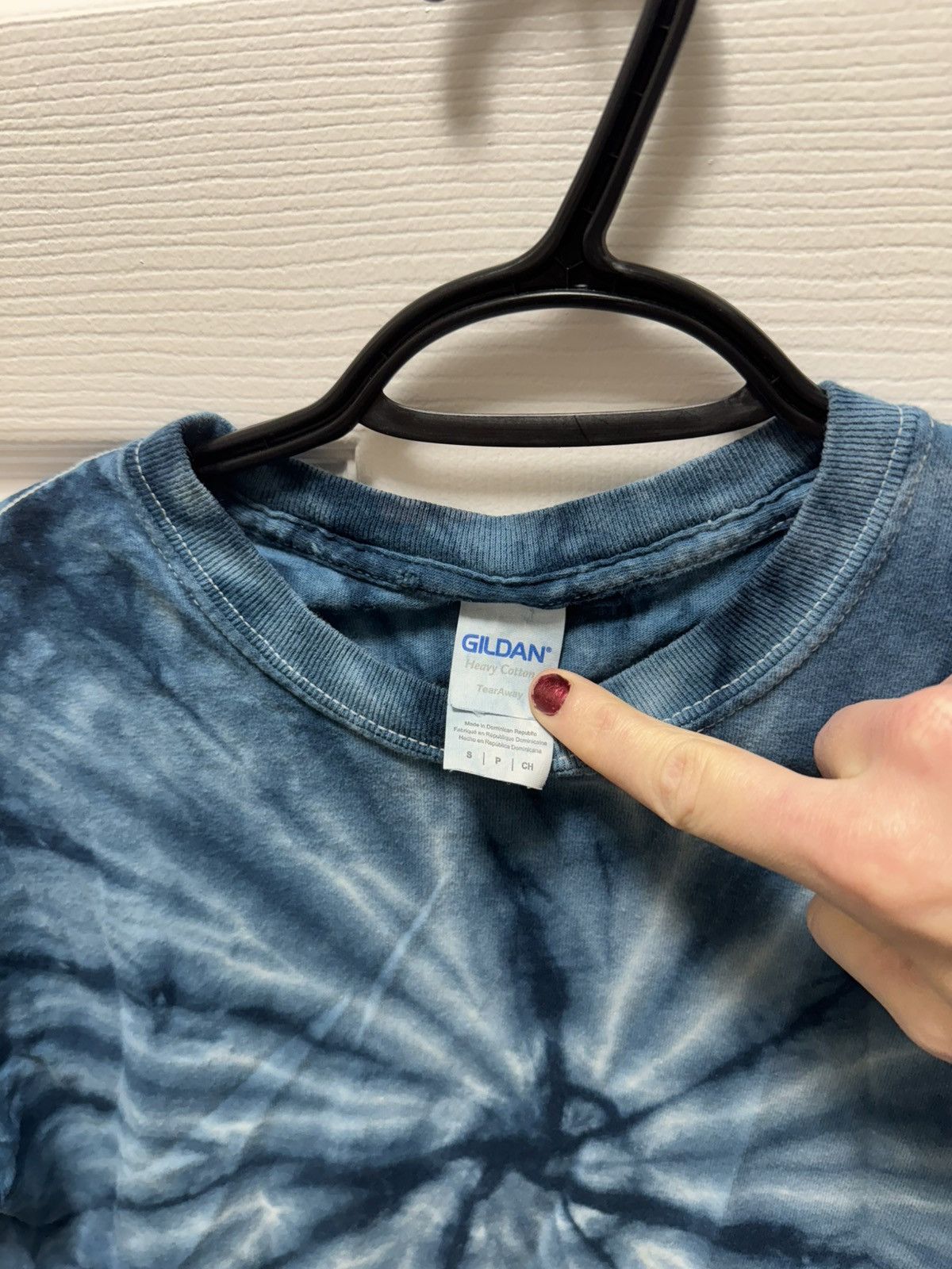 Gildan Gildan Heavy Cotton Blue Tie Dye Vintage Blank Size US S / EU 44-46 / 1 - 3 Thumbnail