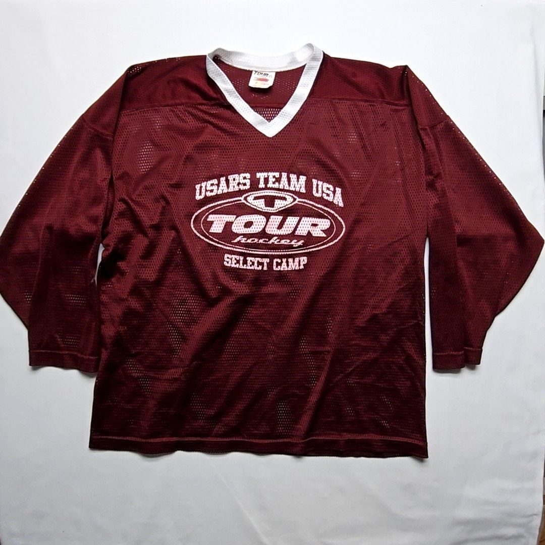 Vintage Vintage Tour Hockey Jersey L USARS Team Select Camp Mesh Y2K Size US L / EU 52-54 / 3 - 1 Thumbnail