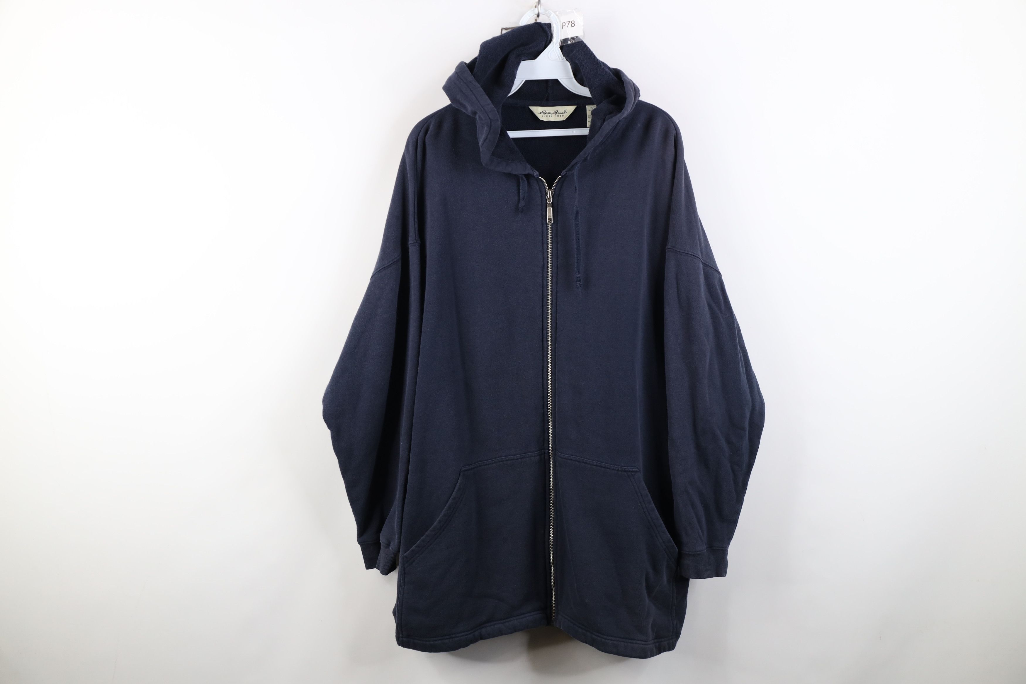 Eddie Bauer Vintage 90s Eddie Bauer Oversized Baggy Sun Faded Zip Hoodie Size M / US 6-8 / IT 42-44 - 1 Thumbnail