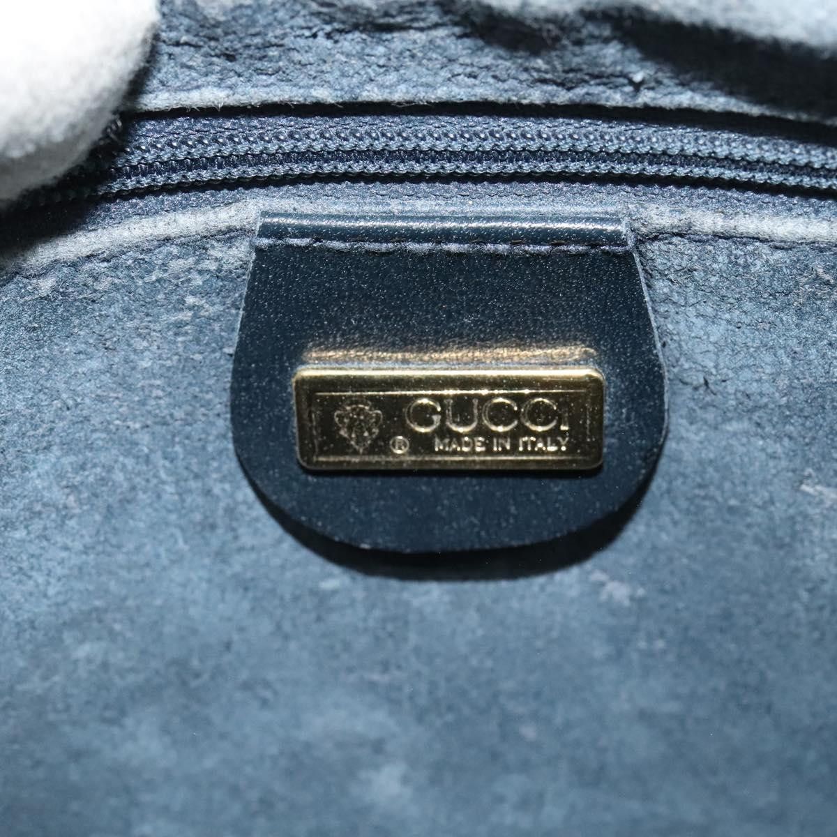Gucci GUCCI Micro GG Supreme Shoulder Bag Pvc Navy Gold 007 904 Size ONE SIZE - 14 Thumbnail