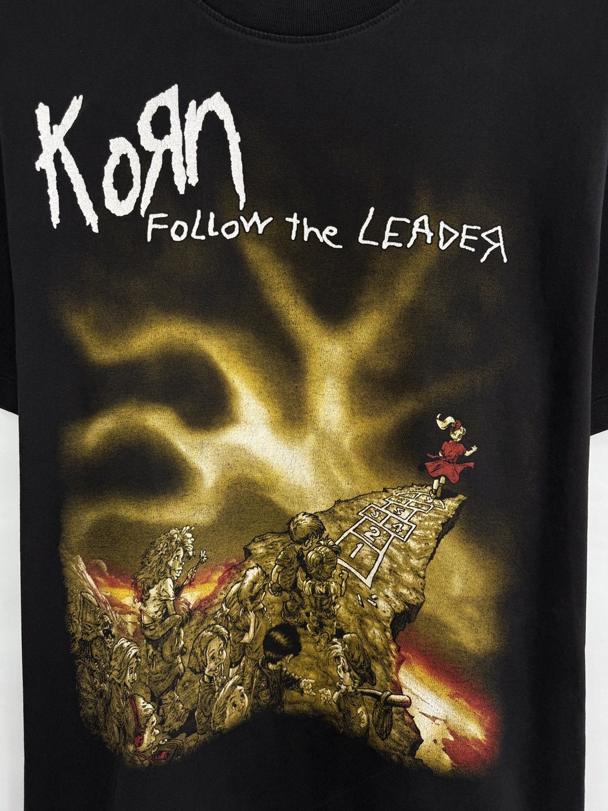 Band Tees 🇺🇸 Vintage 90s Korn Rock Band T-Shirt Rare Retro Hype Y2K Size US M / EU 48-50 / 2 - 5 Thumbnail