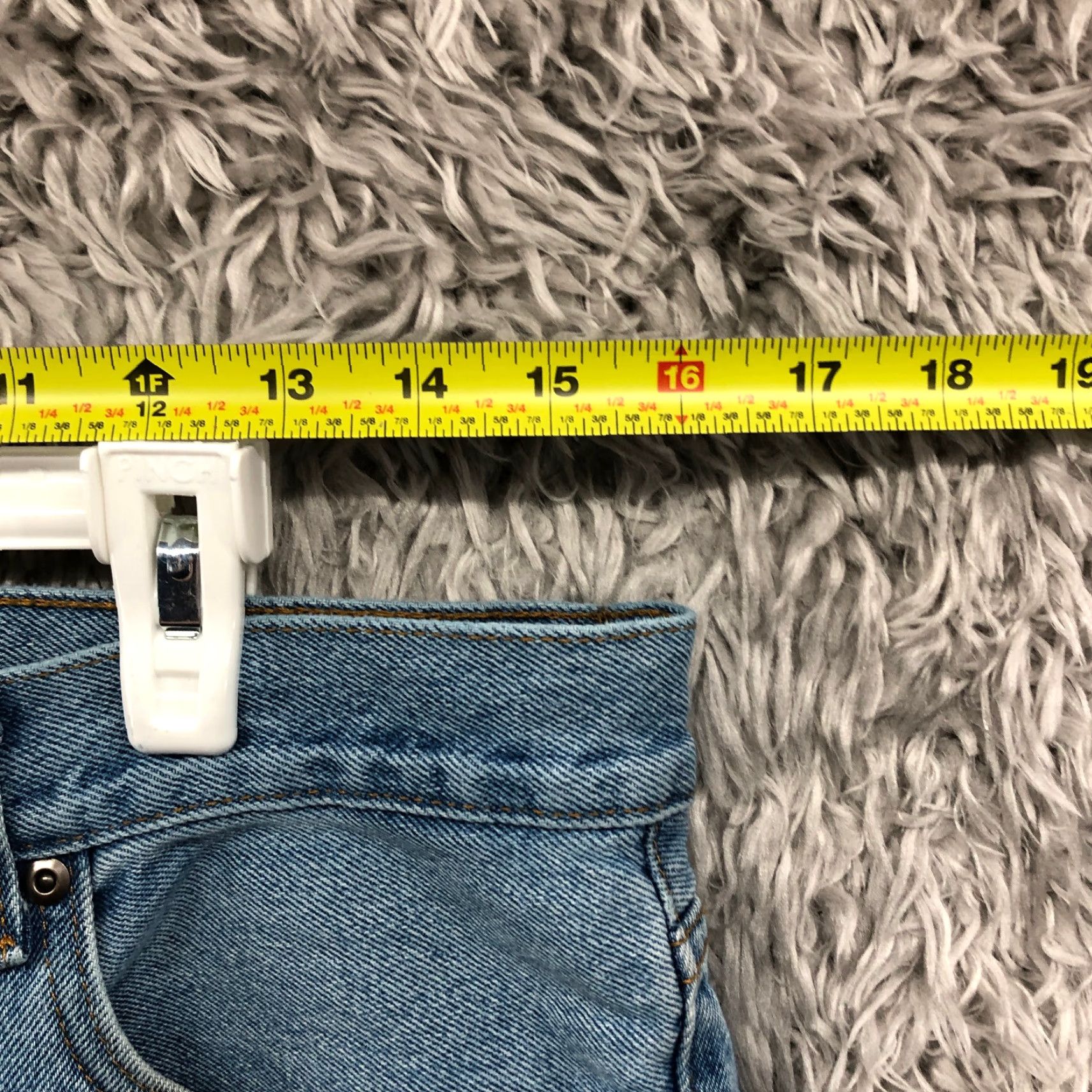 George George Jeans Size 32x32 Mens Mid Rise Straight Leg Stone Wash Blue Denim Jeans Mens Regular 5-Pocket Denim George Size US 32 / EU 48 - 2 Thumbnail