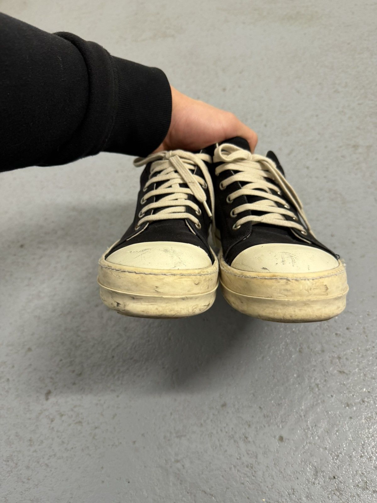 Rick Owens Drkshdw Rick Owens Drkshdw Low Ramones Size US 8 / EU 41 - 8 Thumbnail