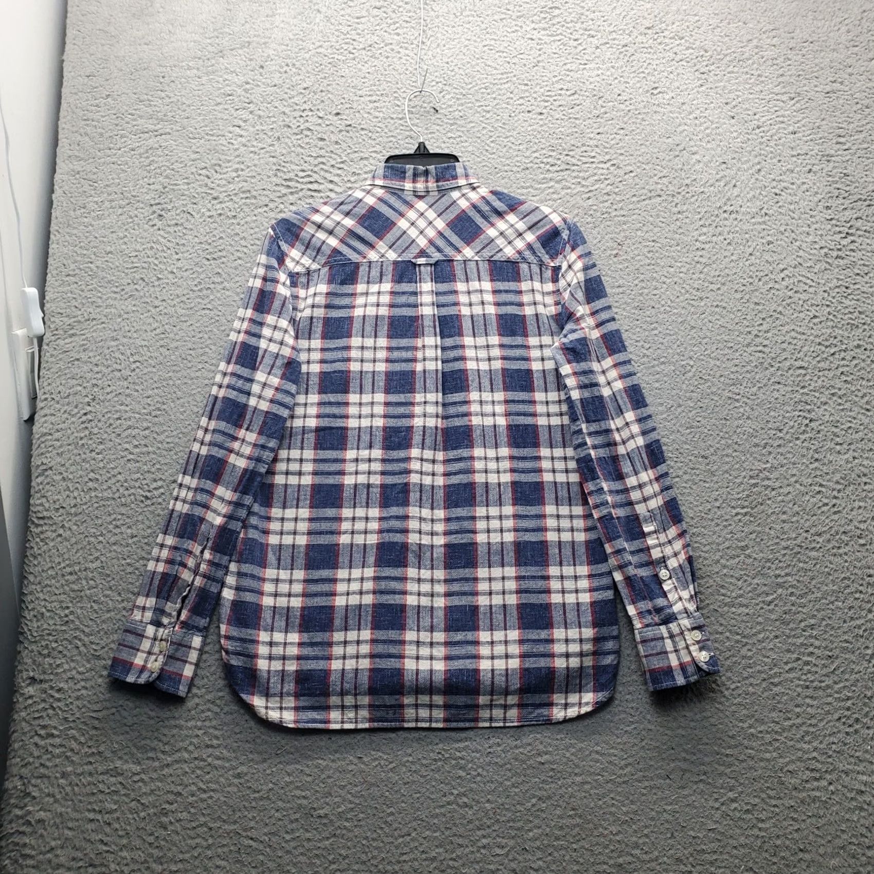 J.Crew J.CREW Popover Shirt Womens 2XS Multicolor Plaid Long Sleeve Collar Pocket Casual Shirt Women 2XS Size XXS / US 00 / IT 34 - 2 Thumbnail