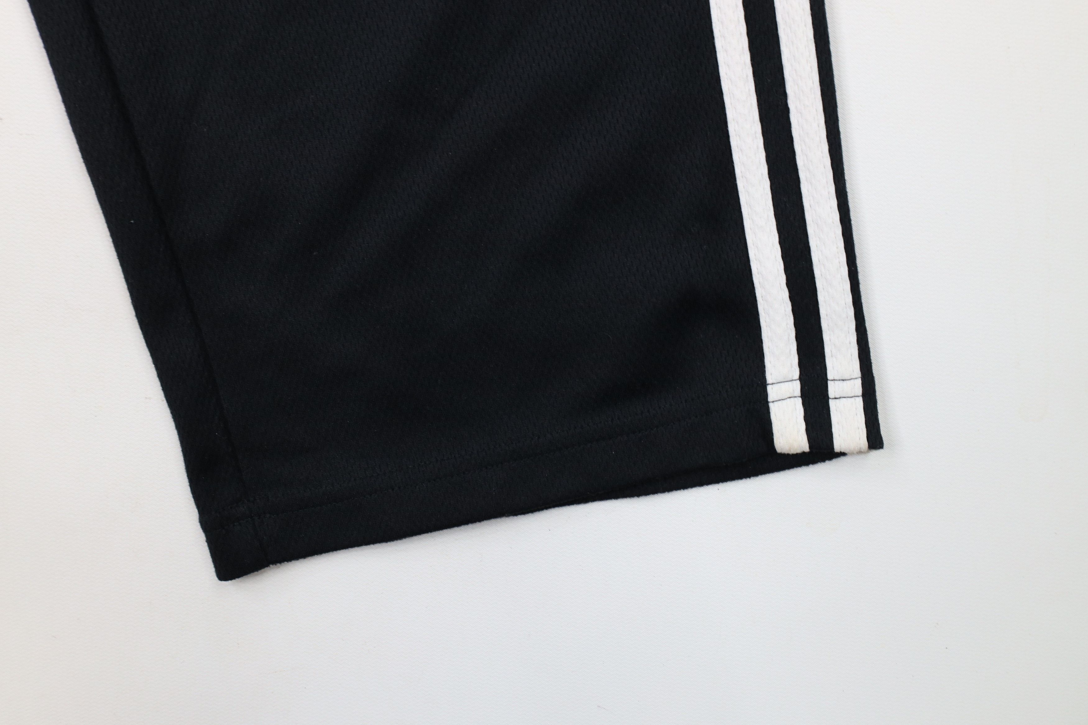 Adidas × Vintage Vintage 90s Y2K Adidas Flared Wide Leg Knit Pants Black Size 30" / US 8 / IT 44 - 5 Thumbnail