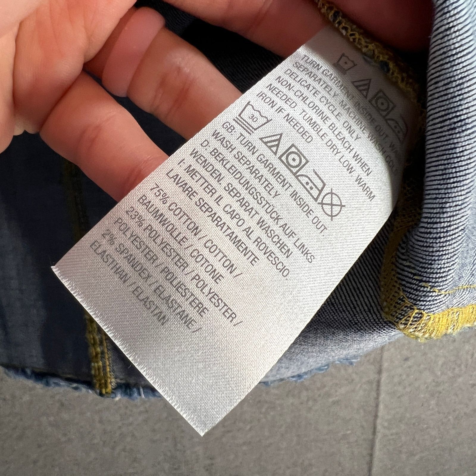 Other Belle by Kim Gravel Distressed Denim Jacket with Frave Size S / US 4 / IT 40 - 10 Thumbnail