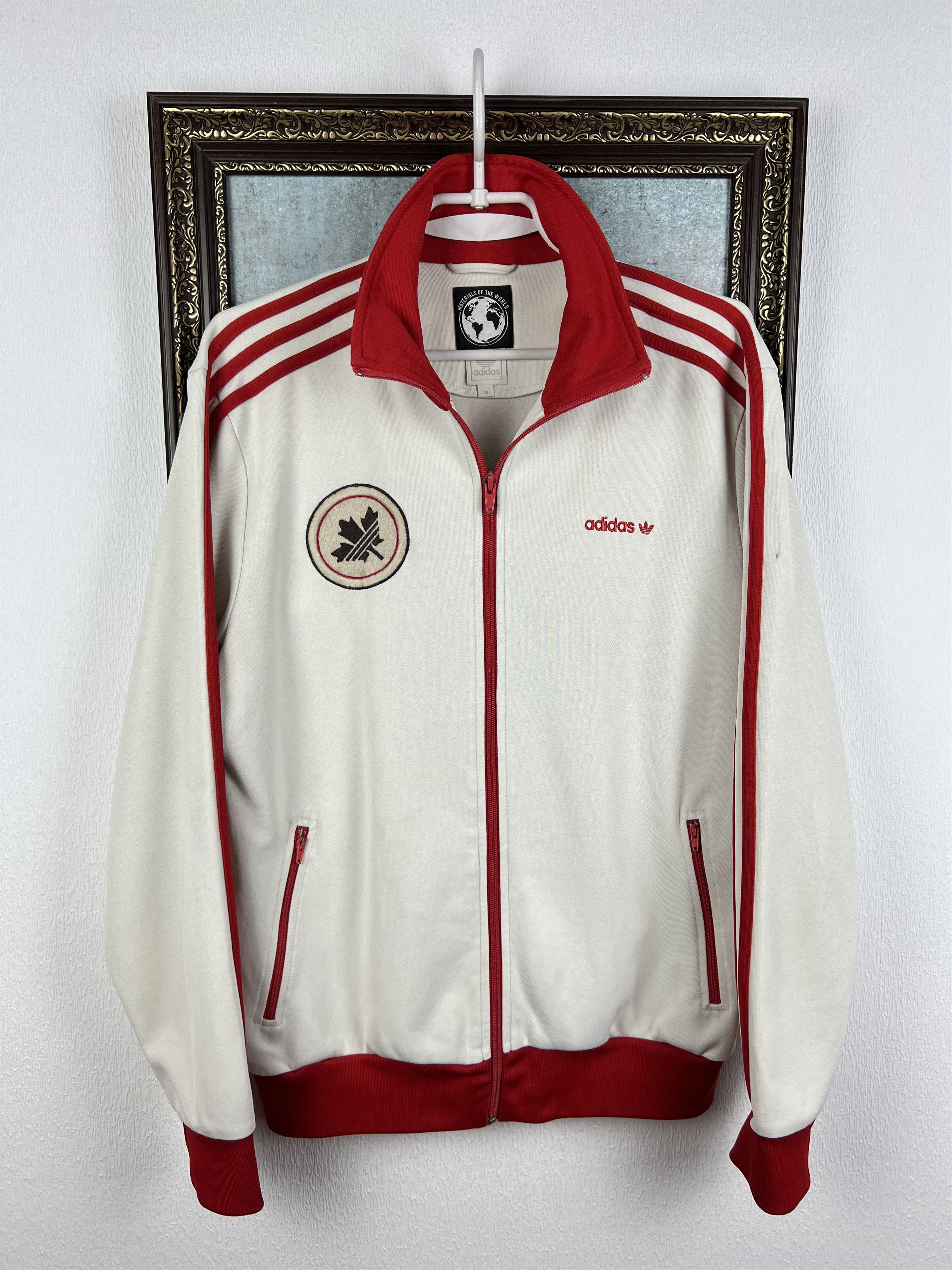 Adidas Adidas 80s Model Canada Olympics Team Track Top Jacket