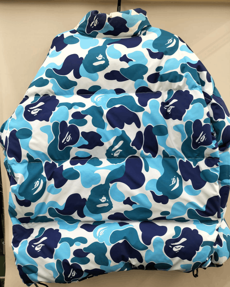 Bape Bape Blue Camo Reversible down jacket Size US XXL / EU 58 / 5 - 2 Thumbnail