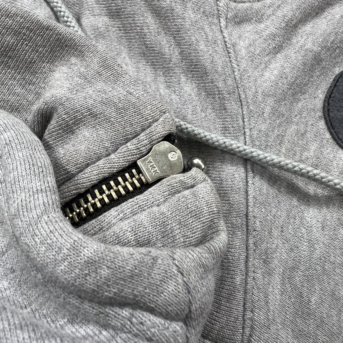 KMRii 2000s Stud Muffin Vkei Style Asymmetric Zip Skull Hoodie Size US L / EU 52-54 / 3 - 8 Thumbnail