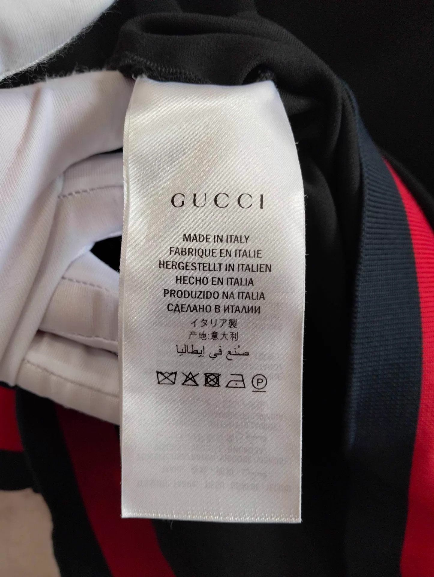 Gucci Gucci Black & Red V-Neck Knit Short-Sleeve Dress XS Size XS / US 0-2 / IT 36-38 - 5 Thumbnail