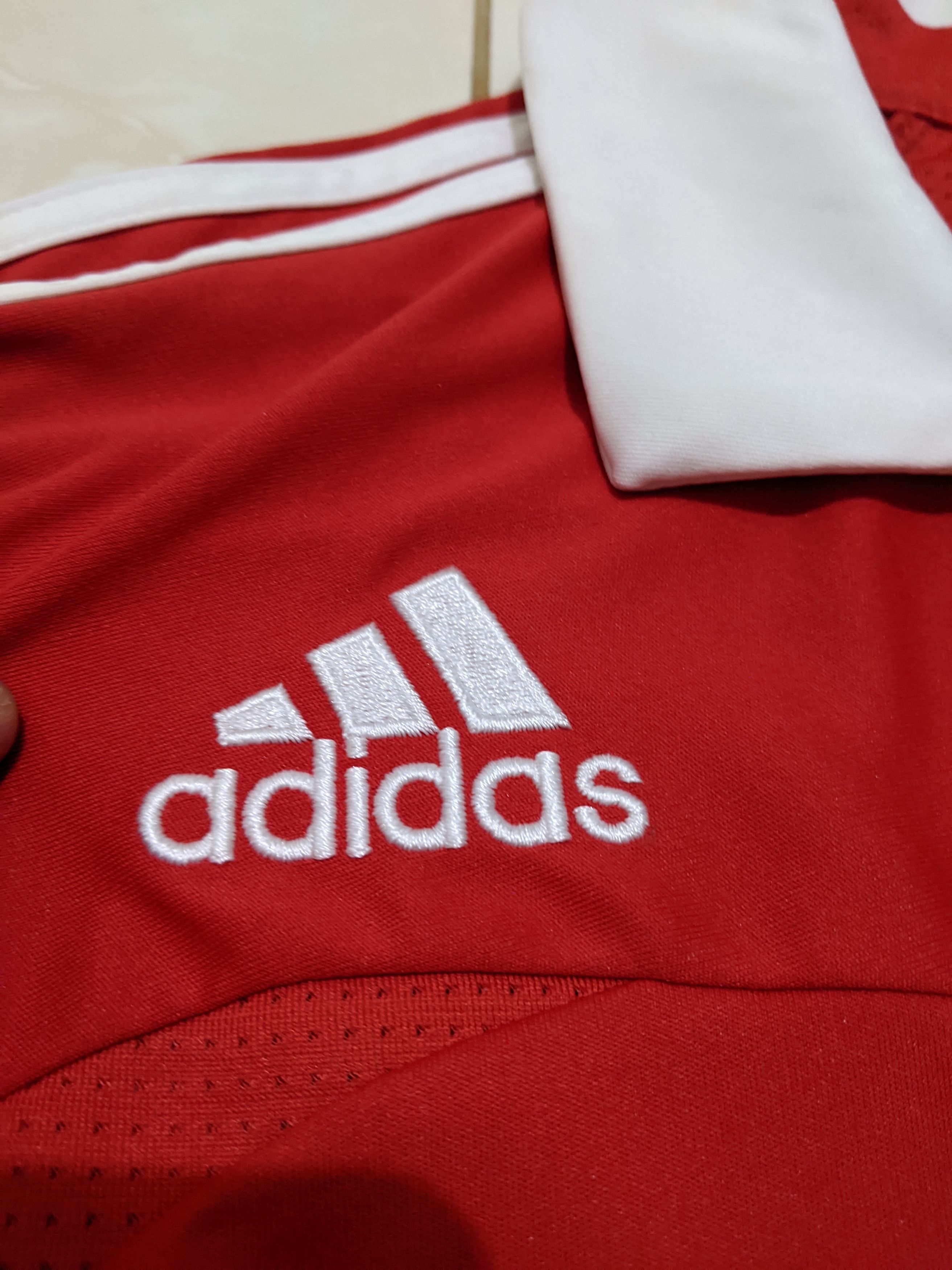Adidas Benfica home 2007 UCL RUI COSTA Jersey football shirt Size US L / EU 52-54 / 3 - 5 Thumbnail