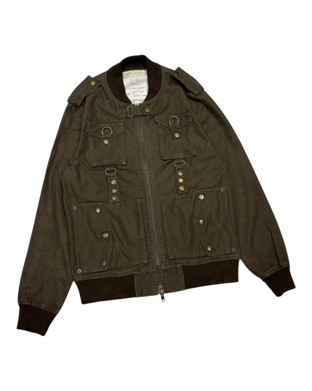Kapital 2000s Omega Project Parachute Multi Pocket Bomber Jacket Size US S / EU 44-46 / 1 - 2 Thumbnail