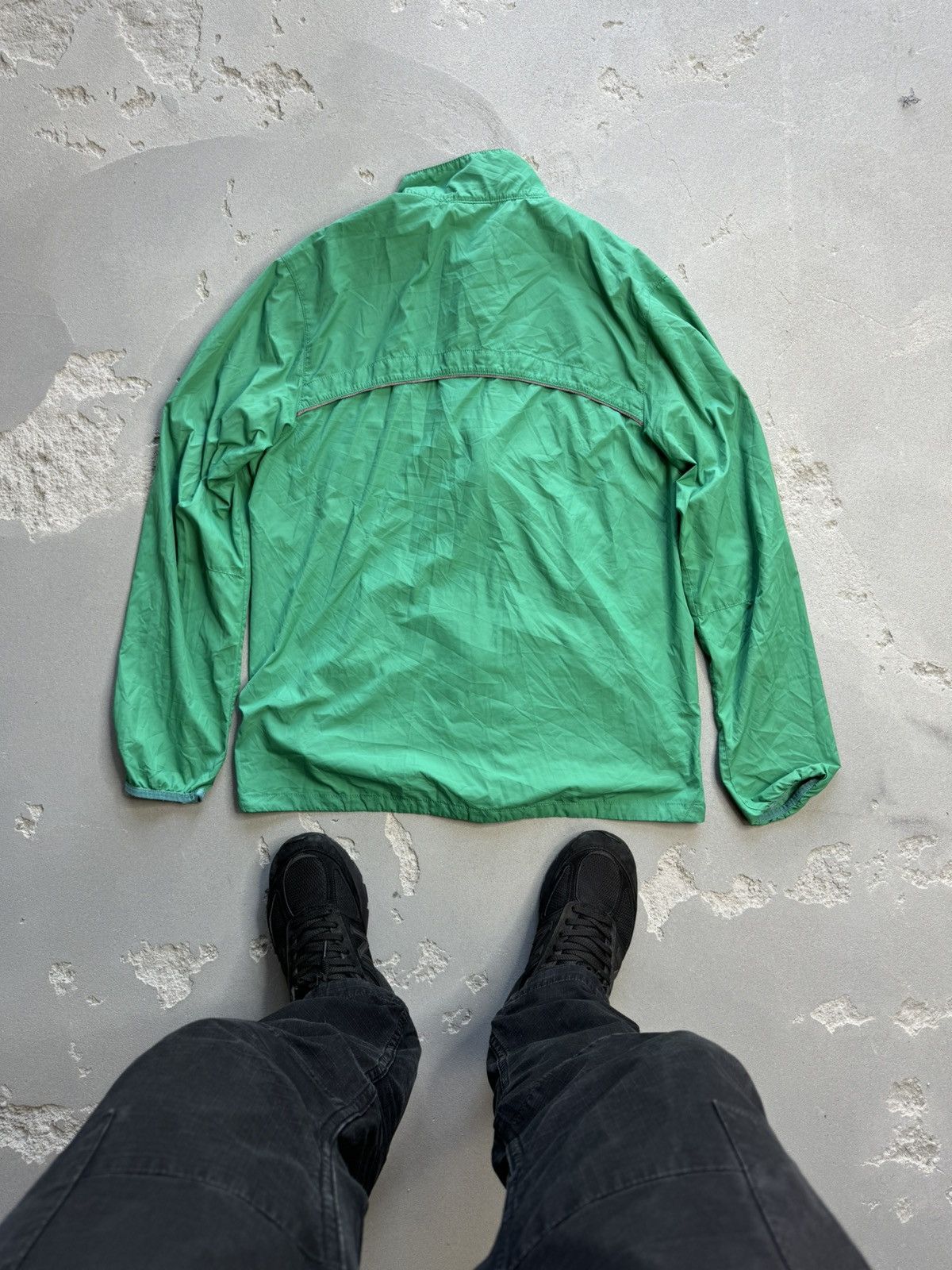 Nike × Vintage Vintage Nike Swoosh Nylon Olympic Jacket Y2K M Size US M / EU 48-50 / 2 - 2 Thumbnail