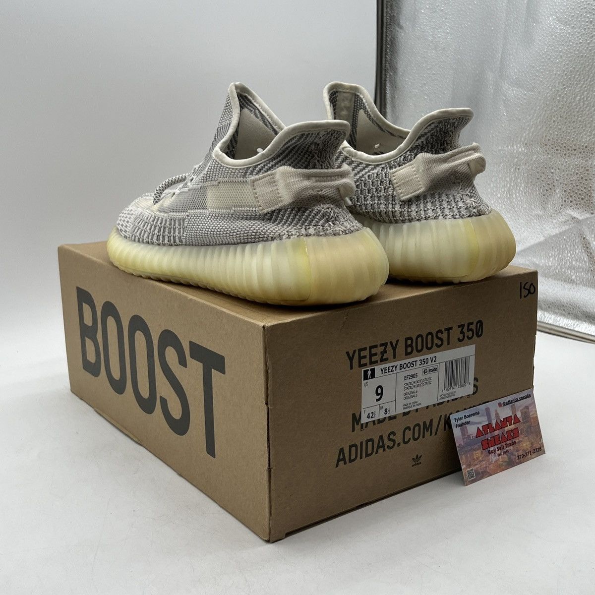 Adidas Yeezy boost 350 v2 static non reflective Size US 9 / EU 42 - 4 Thumbnail