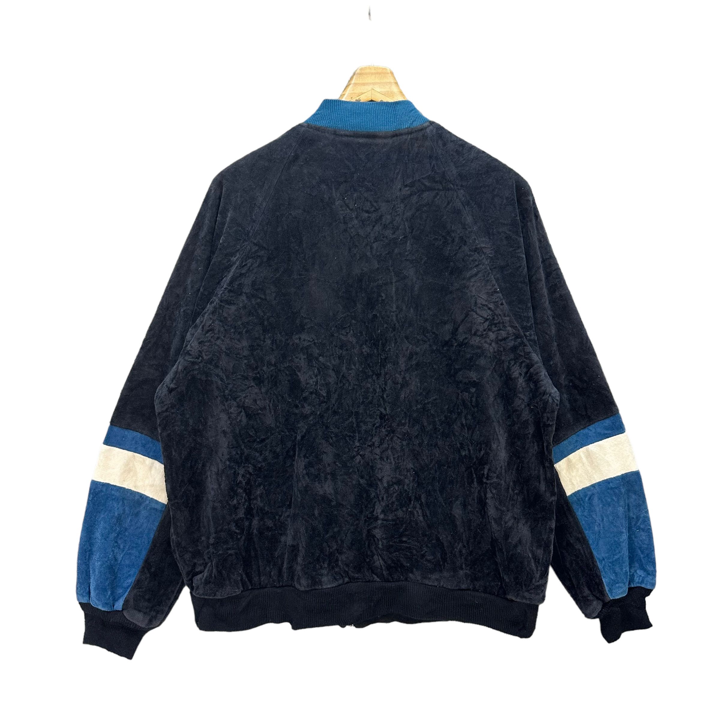 Pierre Cardin 90's PIERRE CARDIN COLORBLOCK VELVET JACKET #8615-017 Size US L / EU 52-54 / 3 - 8 Thumbnail