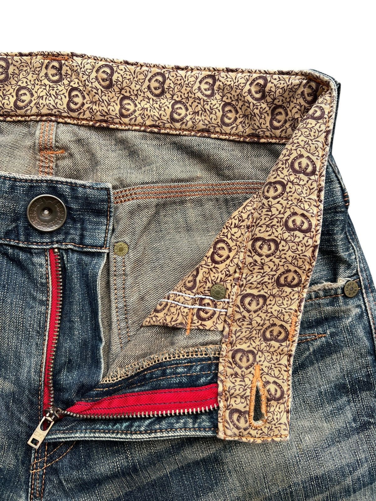 Edwin Vintage Edwin Function Distressed Mudwash Denim Jeans 33x32 Size US 33 - 9 Thumbnail