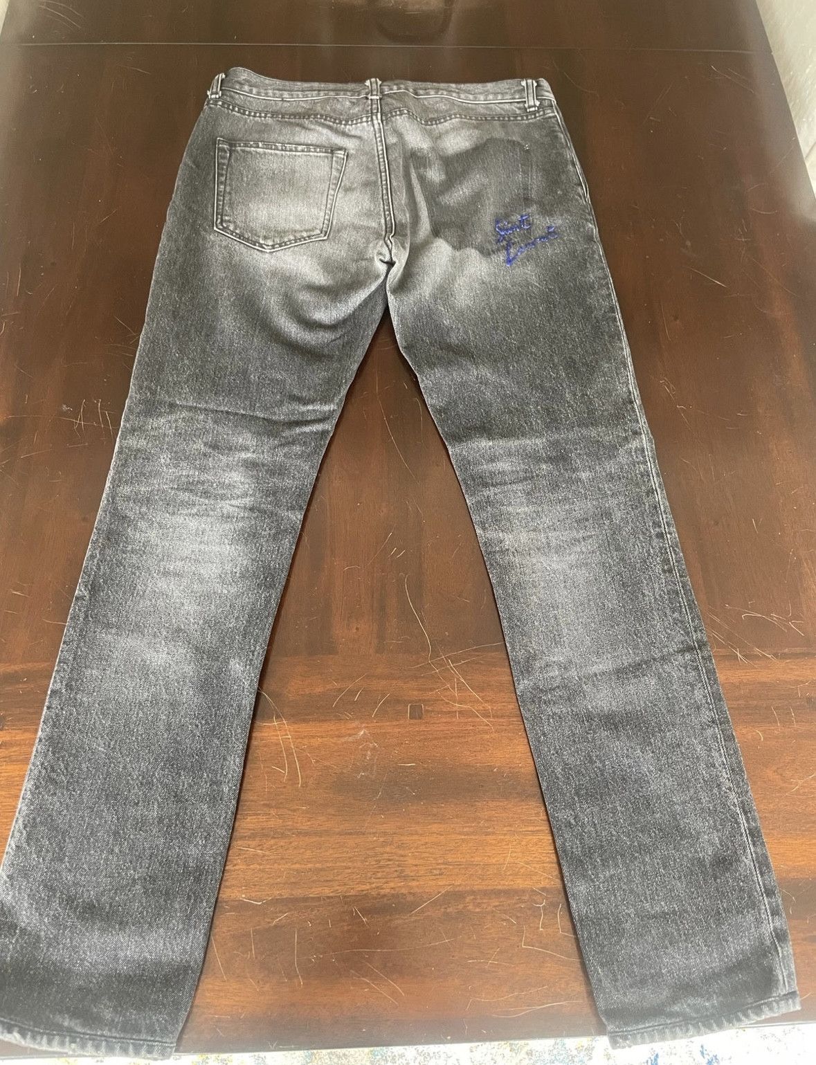 Saint Laurent Paris Embroidered Jeans Size US 31 - 6 Thumbnail
