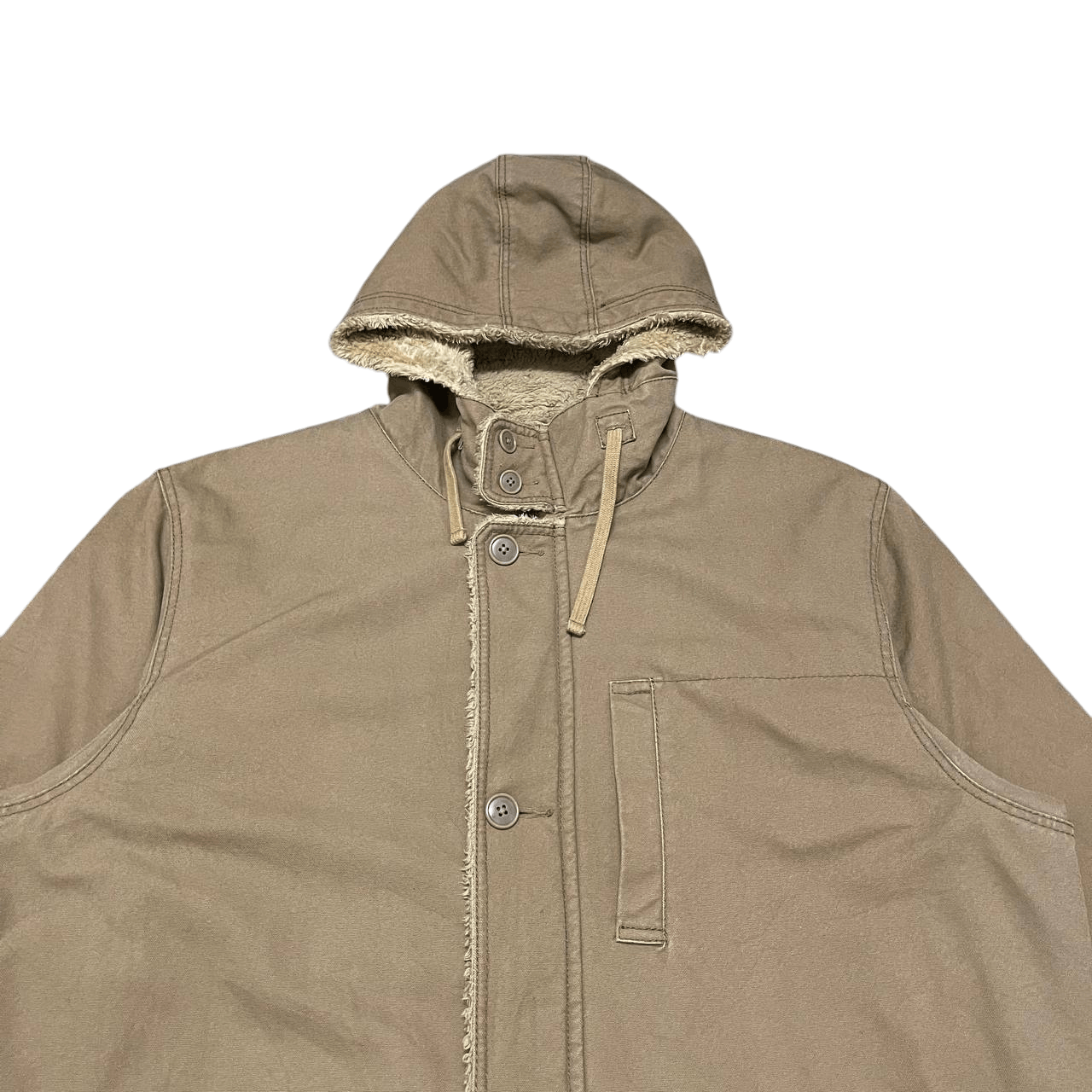 Uniqlo Uniqlo Canvas Work Hooded Jacket Size US XL / EU 56 / 4 - 2 Thumbnail