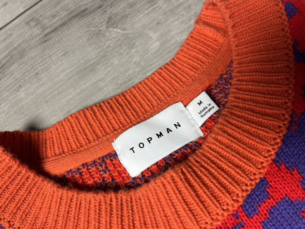Japanese Brand Topman sweater knit Japanese style fire size Medium Size US M / EU 48-50 / 2 - 4 Thumbnail