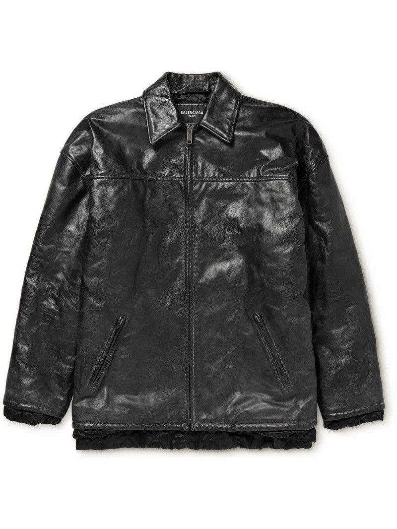 Balenciaga Balenciaga Oversized Padded Leather Jacket Size US M / EU 48-50 / 2 - 1 Thumbnail