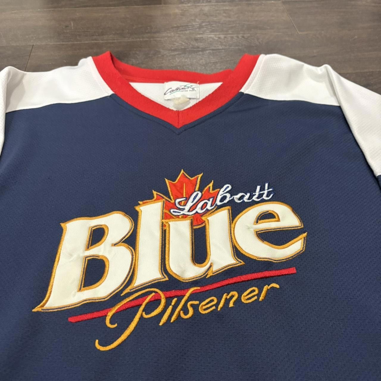 Designer Vintage labatt blue Pilsner hockey jersey 00s XL Size US XL / EU 56 / 4 - 2 Thumbnail