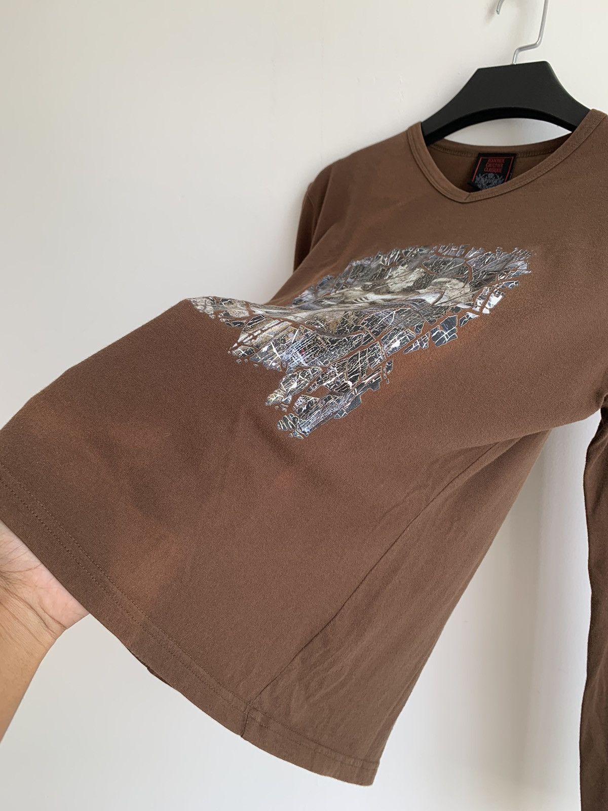 Jean Paul Gaultier Vintage Jean Paul Gaultier Crop Shirt Size M / US 6-8 / IT 42-44 - 5 Thumbnail