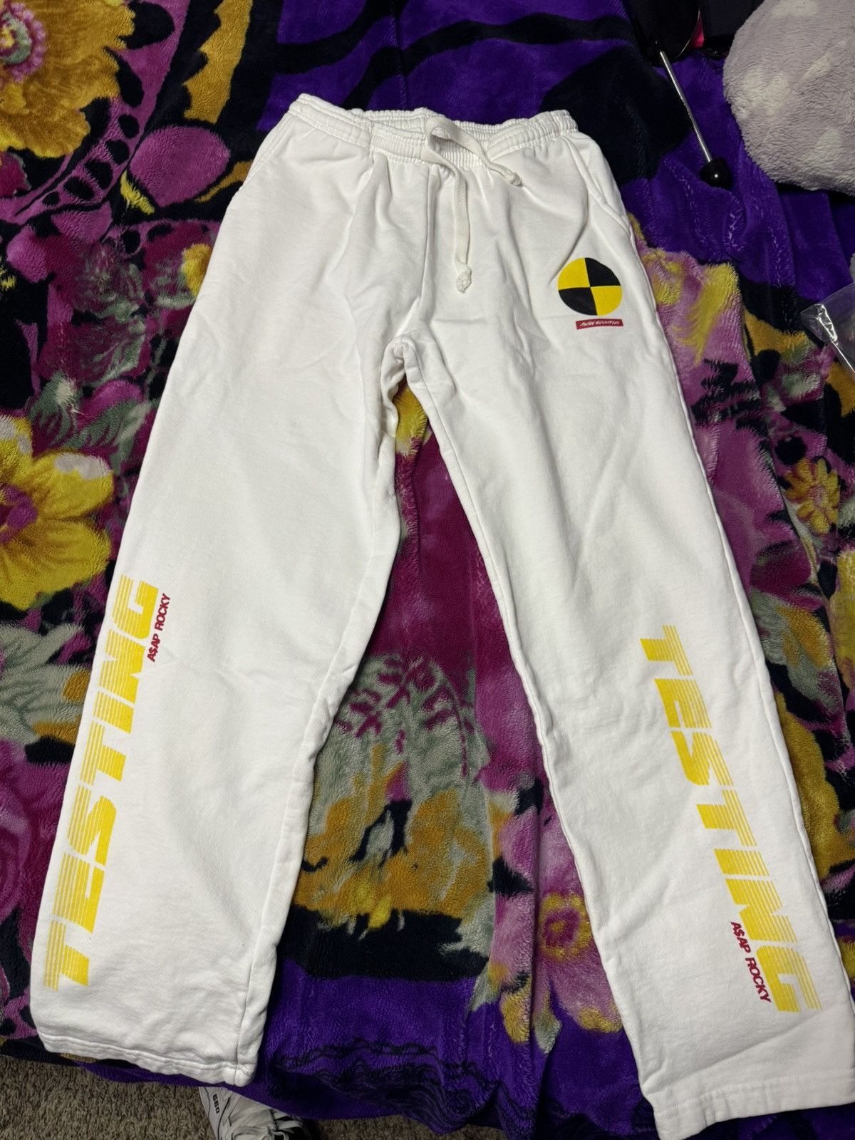 ASAP ROCKY TESTING INJURED GENERATION SWEATPANTS SIZE M