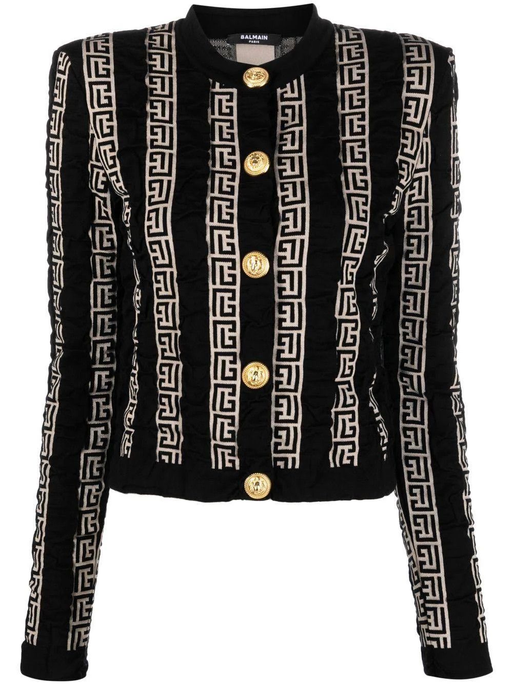 Balmain o1w1db10624 Cardigan in Black Size XXS / US 00 / IT 34 - 1 Thumbnail