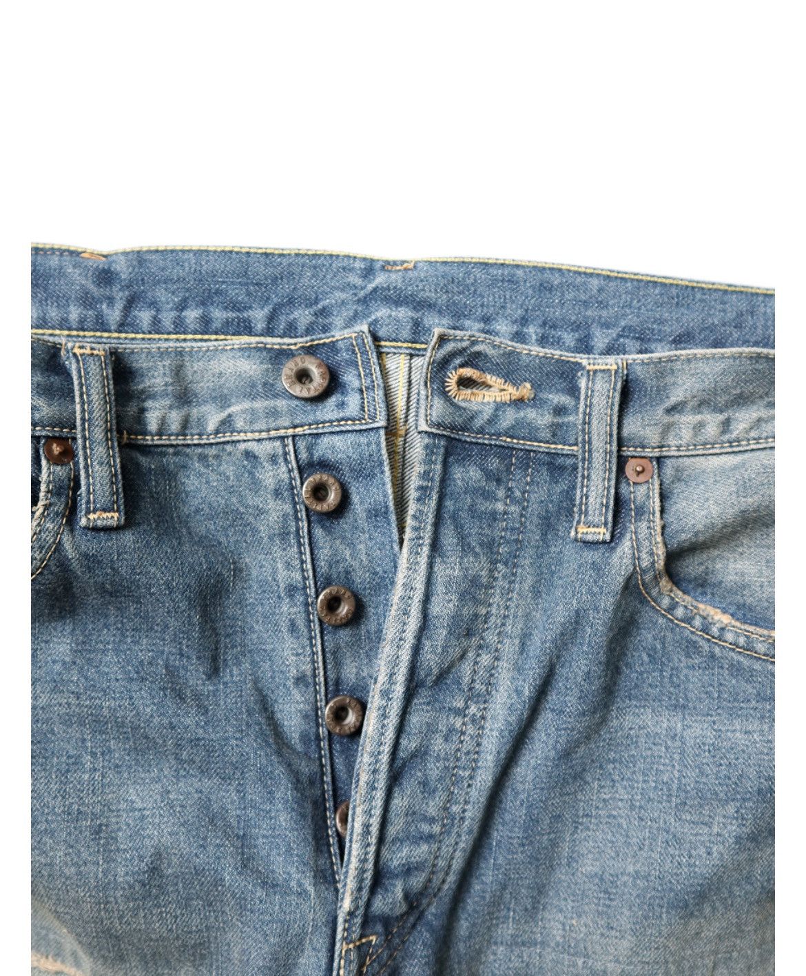 Kapital Kapital 14oz denim monkey Cisco pant speakeasy remake 32inch Size US 32 / EU 48 - 4 Thumbnail