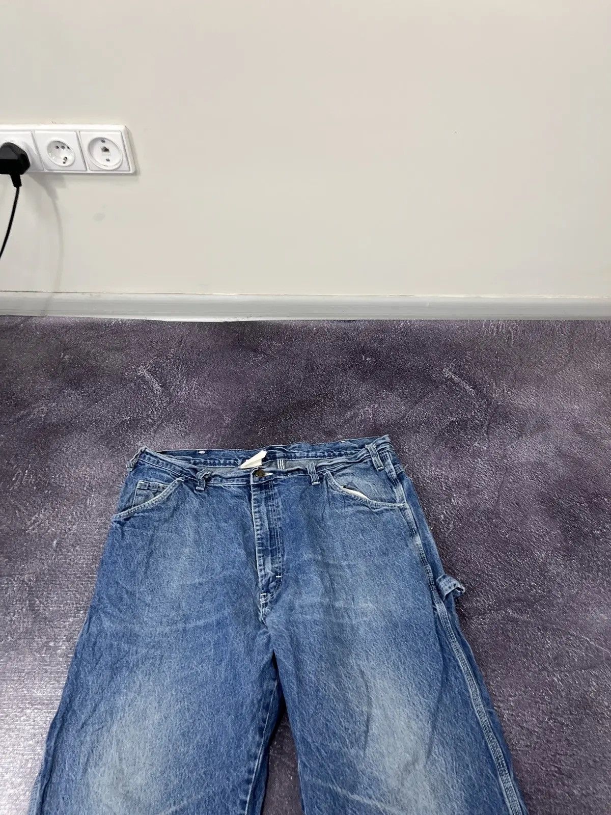 Dickies × Vintage Vintage Dickies USA Denim Faded Blue Hype Baggy Jeans Size US 38 / EU 54 - 9 Thumbnail