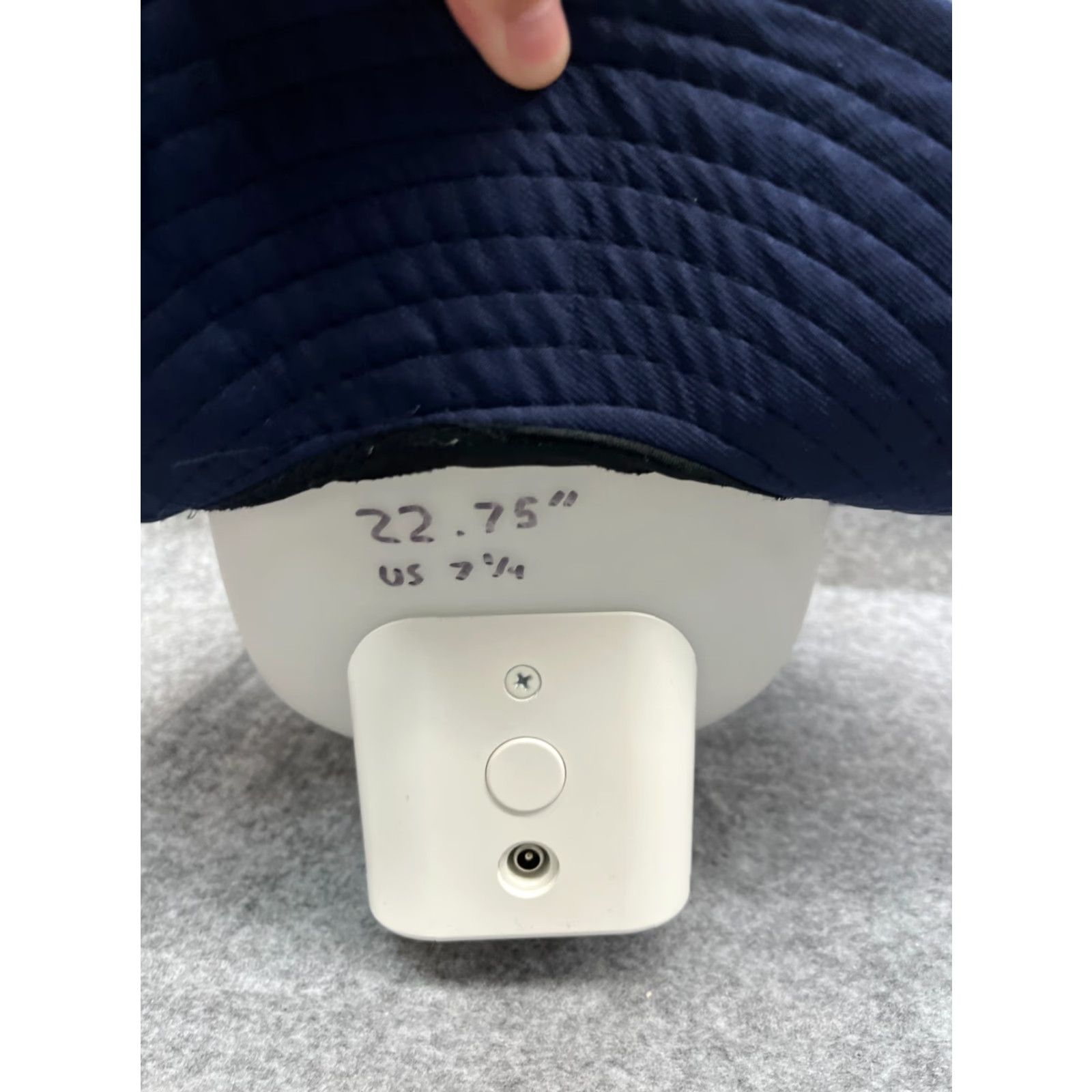 Vintage Sun Hat Adult One Size Blue Cotton Polyester Beach Camp Outdoors Size ONE SIZE - 7 Thumbnail