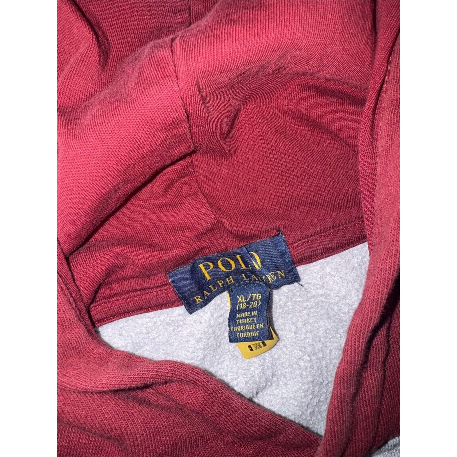 Ralph Lauren × Vintage Youth Polo Ralph Lauren Polo Bear Multi Hoodie XL 19x23 Size US XL / EU 56 / 4 - 3 Thumbnail