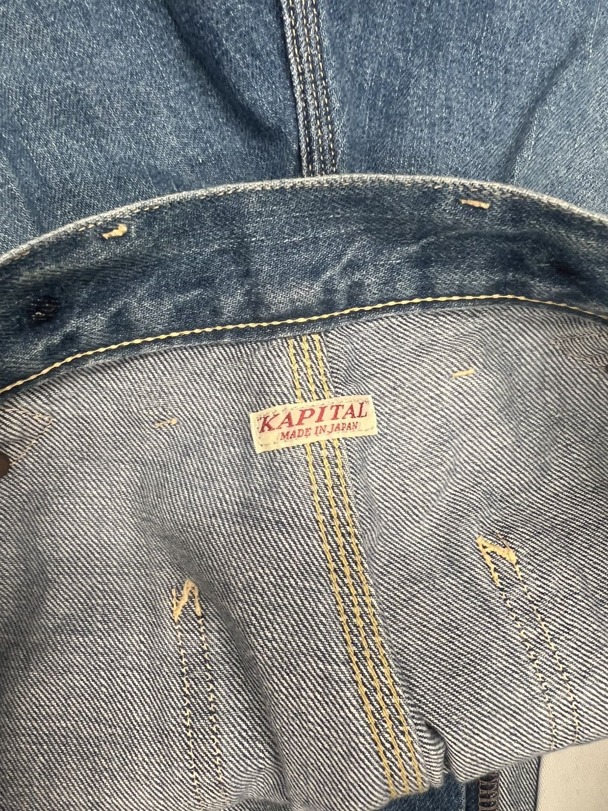Kapital Kountry Custom Tailored Kapital Lumber Straight-Leg Panelled Jeans Size US 36 / EU 52 - 7 Thumbnail