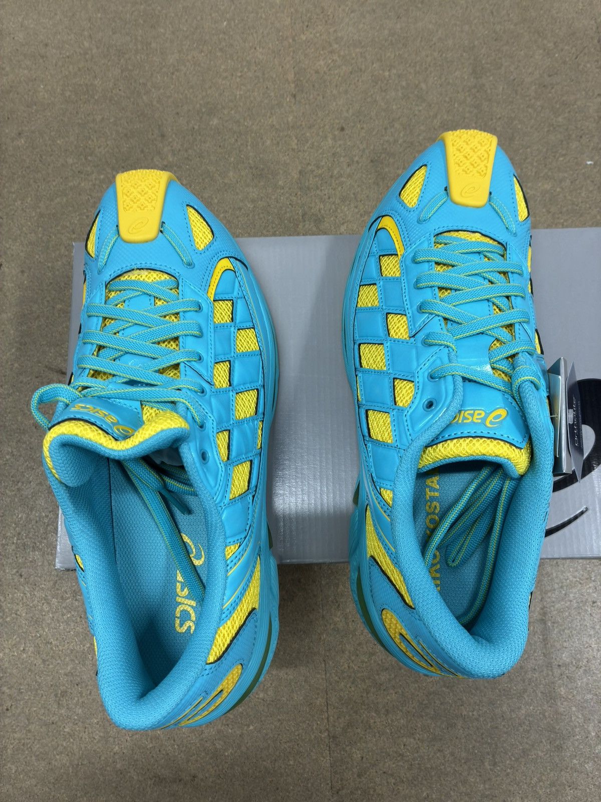 Asics × Kiko Kostadinov ASICS KIKO KOSTADINOV GEL KIRIL ICE MINT VIBRANT YELLOW BLUE Size US 10.5 / EU 43-44 - 10 Thumbnail