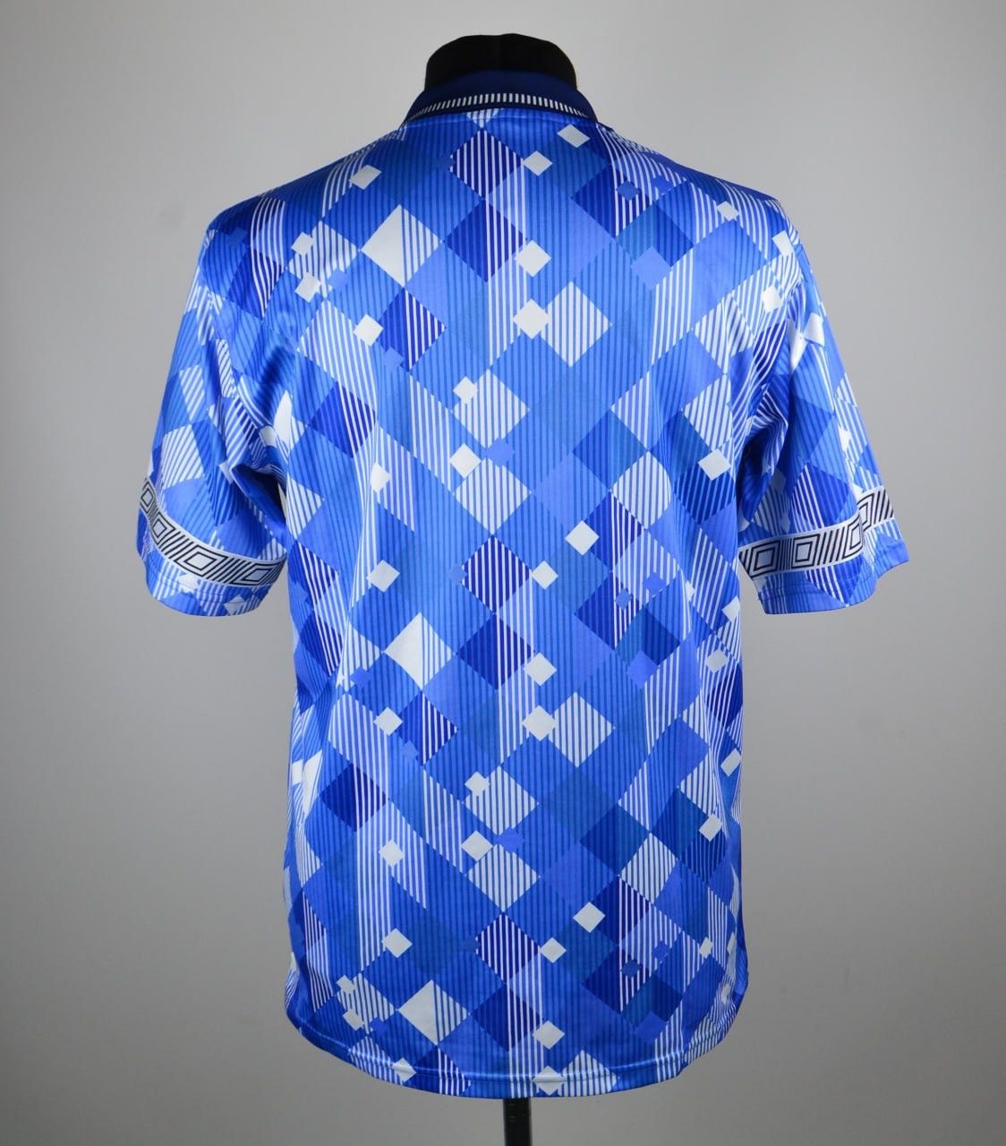 Umbro UMBRO ENGLAND 1990/1992 THIRD FOOTBALL SHIRT SCORE DRAW Size US L / EU 52-54 / 3 - 4 Thumbnail
