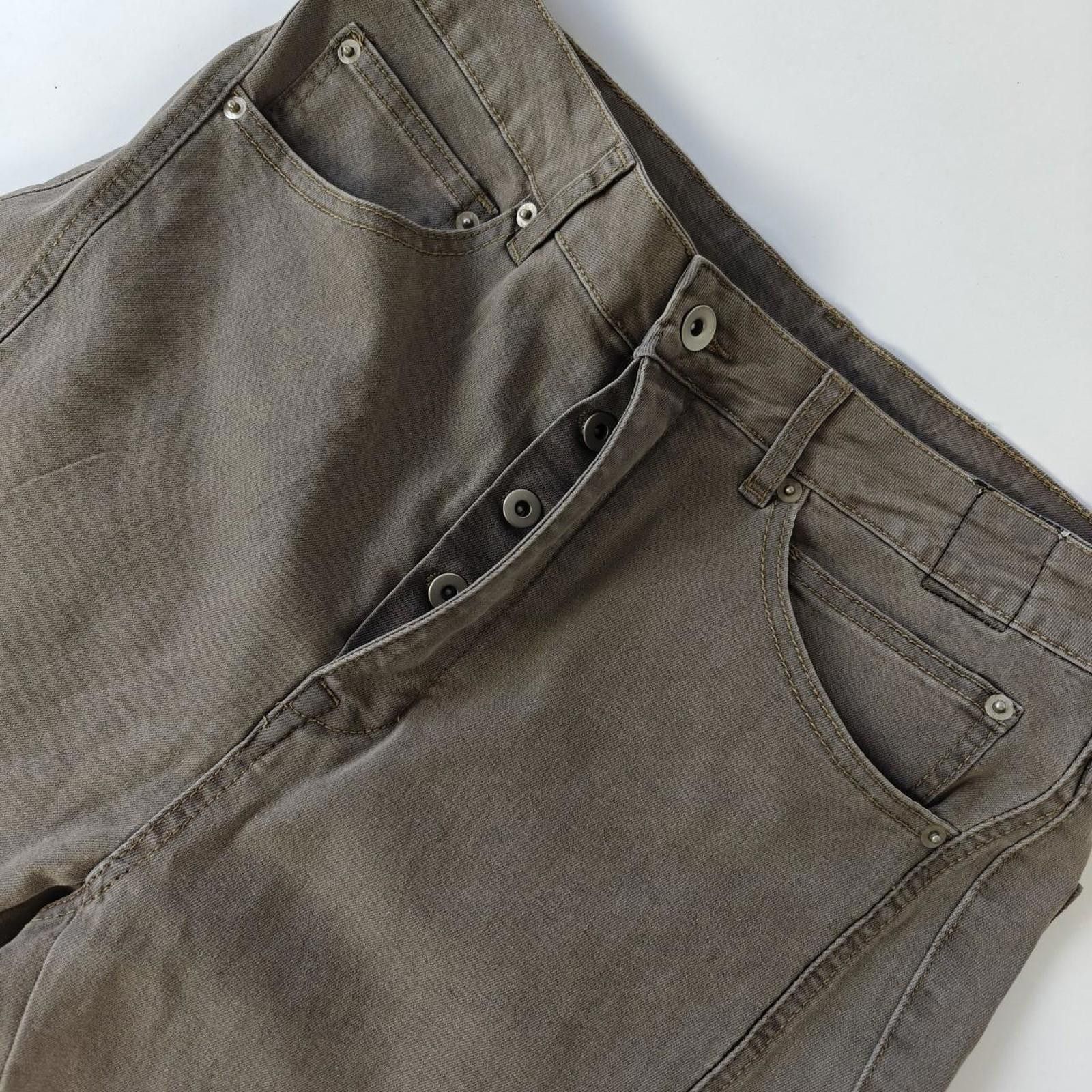 Other Japanese Grey Wide Leg Seam Flare Jeans Size US 32 / EU 48 - 3 Thumbnail