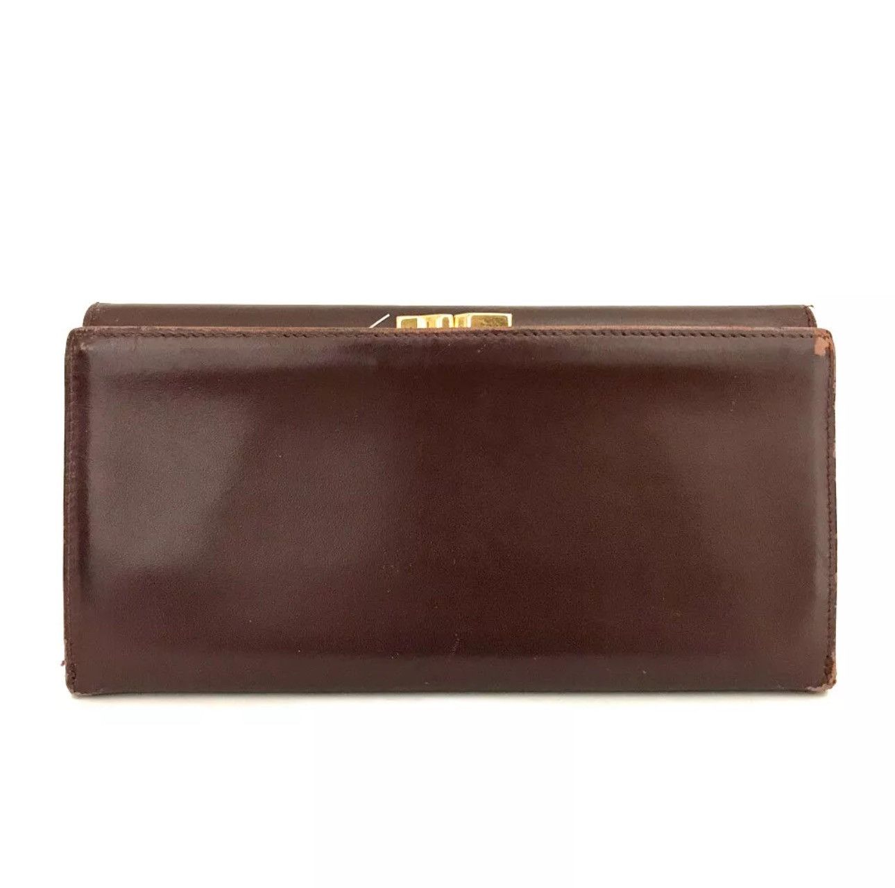 Cartier Vintage Cartier Leather Trifold Wallet Bordeaux Size ONE SIZE - 2 Thumbnail